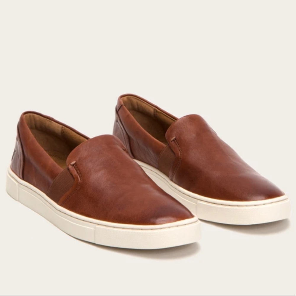 Frye Women Ivy Slip Cognac Size 7.5